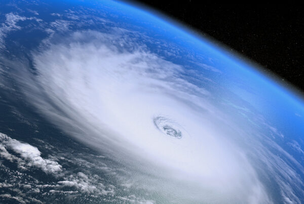 Giant,Hurricane Seen From Space